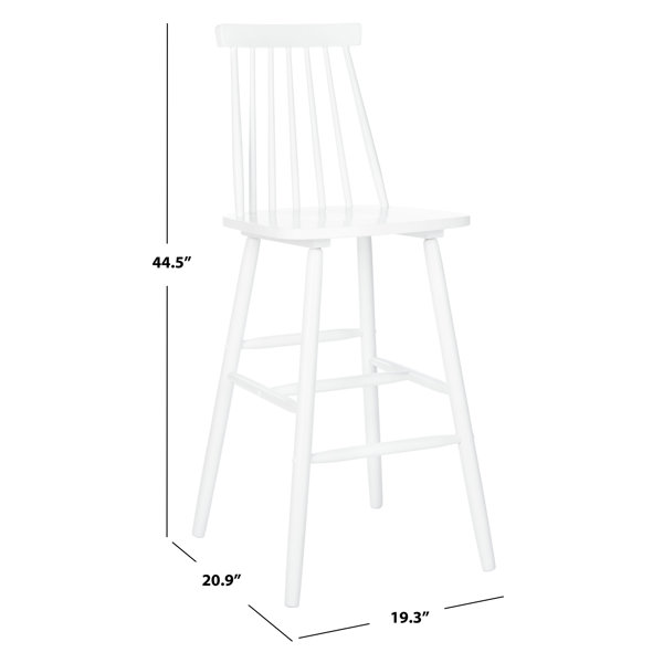 Gracie Oaks Birdia Solid Wood Bar & Counter Stool & Reviews Wayfair